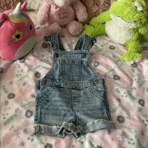 Okie Dokie Dark Blue Kids Overalls 12M, 12 Months